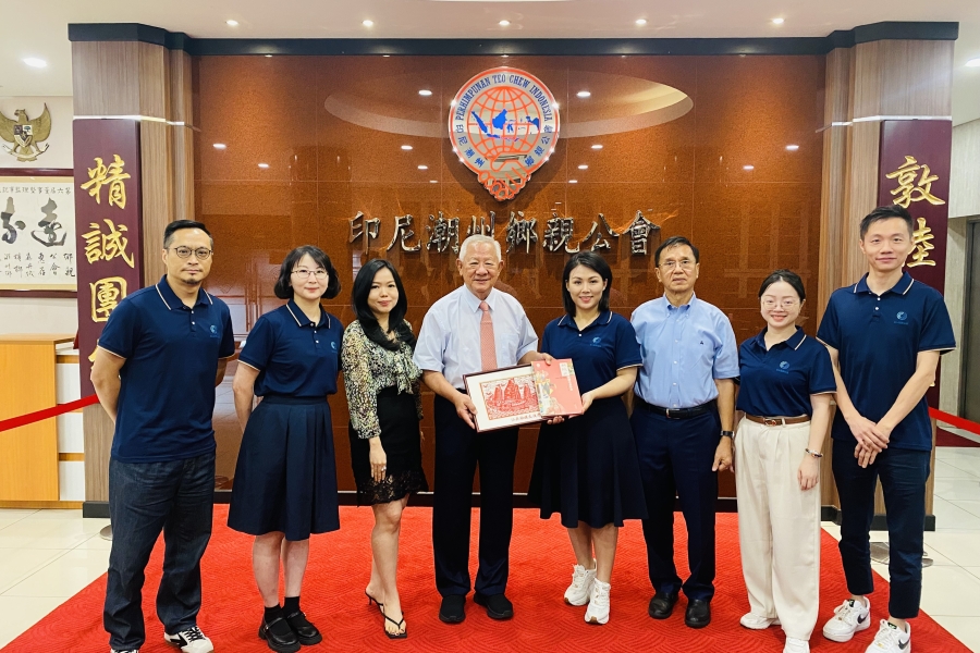 Shantou Rong Media Group visited the Teo Chew Nusantara Association and the Teo Chew Indonesia Association.